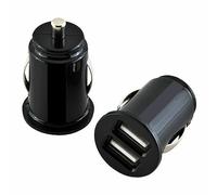 2 Pcs 12v Car Charger,Mini Cigarette Lighter Usb Charger, Dual Port USB Car Charger, Car Adapter Fast charger socket for Car Compatible all other Chargeble Devices,Flush Fit USB Car Charger