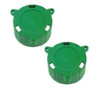 2 Pcs 13 Pin Alignment Tool, Trailer Plug, 13 Pin Trailer Socket, Easy Installation,Protect Electrical Connections From Dirt and Corrosionfor Caravans,Campers and Trailers (Green)