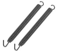 2 PCS 130mm Motorcycle Exhaust Pipe Spring, Stainless Steel Exhaust Pipe Muffler Springs Swivel For Motorbike