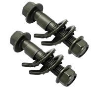 2 Pcs 14mm Adjustable Camber Bolts Kit Heavy Duty Steel4 Wheel Alignment Correction Cam Bolt for Car Vehicle Front Left & Right Wheels for Buick Chevrolet for Honda for Nissan for Dodge for Jeep 81260