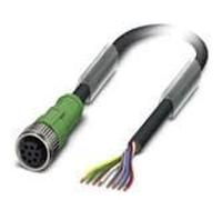 2 pcs : 1522590 - Sensor Cables / Actuator Cables SAC-8P-1 5-PUR/M12FS