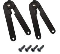 2 Pcs 180 Degree Rotatable Support Hinges, Folding Lid Support Hinges for Furniture Wooden Boxes Cabinet Cupboard Door Hardware Locks Box