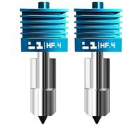 2 Pcs 2.0 Upgrade H2/P2S Hotend for Bambu Lab P2S/H2D/H2S/H2C 3D Printers, All-Metal 500℃ H2/P2S Print Head with TcnCoat™ Nano-Coated Nozzle for Higher Speed Printing, Anti-Fall, P2S Extruder Parts