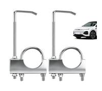 2 PCS 2.5 Inch Exhaust Hanger, Universal Heavy Duty Exhaust Clamp Exhaust System Hanger Muffler Hanger On Exhaust Hanger for Car Truck Exhaust Pipe