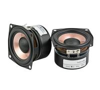 2 Pcs 2.5 Inch Full Range Loudspeaker, 4/8 Ohm 8-15W HIFI Speaker for Home Theater and Desktop Music Systems(8 Ohm Speaker)