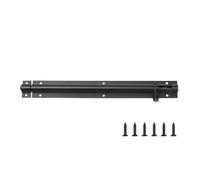 2 Pcs 2-8" Heavy Duty Large Garden Gate Shed Sliding Door Lock Buckle Tower Bolt Latch Catch Home Hardware for Bathroom,Bedroom(Black,4inch)