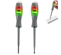 2 Pcs 2 in 1 High Torque Strong Magnetic Screwdriver Electricity Detector, Electric Test Screwdriver, Torque Screwdriver, Voltage Tester Pen, Portable Voltage Tester Set ([prefix] + [crosshead])