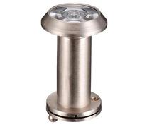 2 Pcs 200 Degree Adjustable Door Eye Spy Home Security Viewer Anti-Theft Peephole Hardware Door Viewers(Brushed Chrome)