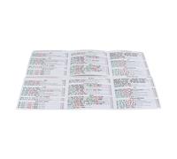 2 Pcs 2023 Mah Jongg Rules Cards National League MahJong Score Clear Print Detailed Sided Laminated Portable Lightweight Easy to Read Reusable Great Gift for Players All Levels Enthusia