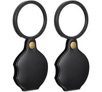 2 Pcs 20X Pocket Magnifying Glass Rotating Small Folding Magnifying Glass Portable Mini Pocket Magnifier for Seniors Reading Newspaper Book Close Work Exploring(Black)