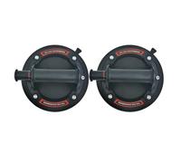 2 PCS 21CM Diameter Vacuum Suction Cup Granite Glass Tile Suckers Manual Lifting 8 Inch 220kg Bearing Capacity Heavy(Type 1 Black 2PCS)