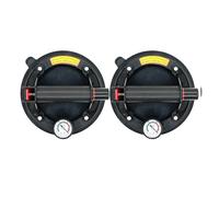 2 PCS 21CM Diameter Vacuum Suction Cup Granite Glass Tile Suckers Manual Lifting 8 Inch 220kg Bearing Capacity Heavy(Air Valve Type 2PCS)