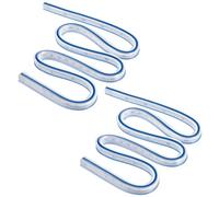 2 PCS 24 Inch Flexible Curve Ruler Plastic 60cm Sewing Rulers Double-Side Bendable Ruler for Drawing, Sewing, Engineering, Design Graphics, Pattern Making