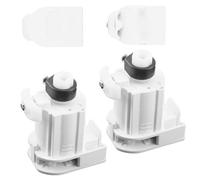 2 Pcs 3-1 Geared Roman Blind Sidewinder Chain Mechanism, White Pulley End Control Unit Replacement Part for Hillarys Other Roman Blinds Track Heavy Duty Spare Parts Repair Accessories