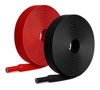 2 Pcs 3:1 Heat Shrink Tubing, Diameter 7.9 mm & 2 M Length,Heat Shrink Tubing With Adhesive, Waterproof and Insulating, Heat Shrink Tubing Sold By The Meter for Cable Insulation,Cable Bundling,Repairs