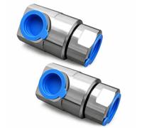 2 pcs 3/4 Inch FXF Steel Hose Reel Swivel with Zerk, Replacement Part