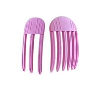 2 Pcs 3/6 Teeth High Skull Artifact No Trace Hair Clip, High Skull Top Artifact Hair Root Fluffy Clip, Fluffy Lazy No Trace Hair Clip, High Skull Top Fixed Forehead Hairpin for Girls Women
