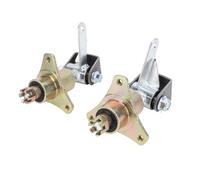 2 PCS 3 Stud Front Wheel Hubs Steering Spindle Steering Knuckle Hub Right Left Wheel Set Accessories for 6 Inch Tires ATV Go Kart Quad Bike