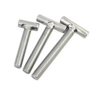 2 Pcs 304 Stainless Steel T-Type Screw Welding Screw/Bolt/Screw M4 M5 M6 M8 Length 20mm/25mm/30mm/50mm/70mm/90mm/100mm(M6x65mm)