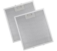 2 Pcs【320x260mm 】5-Layer Aluminum Universal Cooker Hood Filter, Aluminum Cooker Hood Filters, Mesh Hood Vent Filter Fit for Many Leading Brand，Please refer to the measurement
