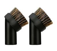 2 Pcs 32mm Universal Round Horse Hair Brushes for Henry Hoover Attachments, Compatible with Henry Hoover Brush Head, Nozzle Cleaner Dust Brush Tool