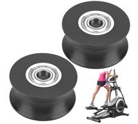 2 Pcs 340773 Elliptical Roller Wheel Replacement for Tread-Life Pro-Form Nordic-Track Elliptical Brands, It can Reduce Abnormal Noise and Enhance Stability