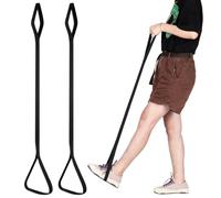 2 PCS 35-inch Leg Lifter, Leg Lifting Strap, Leg Lifter with Hand and Foot Loops, Foot Lifter After Knee or Hip Replacement Recovery, Portable Mobility Tool for Wheelchairs, Beds, Sofas, Cars