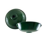 2 PCS 36cm Green Metal Pendant Lampshade Easy Fit Ceiling Shade
