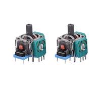 2 Pcs 3D Analog Stick Joystick Replacement for Game Consoles, Universal joystick replacement, Compact and Precise, Simple to Install, for Repairing Your Worn Out Game Consoles Controller Joystick