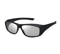 2 Pcs 3D Glasses, Large Frame Passive 3D Movie Glasses for Theaters and IMAX, Lightweight Resin Frame, Black, Eyeglass Friendly Over Glasses Design, Wide Temple for Shared Viewing