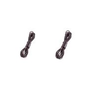 2 Pcs 3mm Flat Genuine Leather Cord 10Yard Suede Cord Full Grain Cowhide Braided Cord,for Necklaces Bracelets Jewelry Making Beading DIY Crafts,Dark Curry