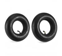 2 Pcs 4.10/3.50-4 Wheelbarrow Inner Tubes, 410/350-4 Replacement Inner Tubes with Standard Bent Valve Universal Fits for Wheelbarrow Hand Trucks Lawn Movers Garden Utility Lawn Mowers Cart Trolley