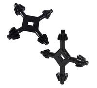 2 Pcs 4 in 1 Drill Chuck Key, Drill Chuck Wrench, Multifunctional Electric Drill Chuck Key, Drill Press Chuck Key