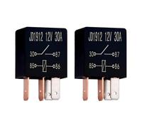2 PCS 4 Pin 12V 30A Automotive Relay, Heavy Duty Car Relay Multi-Purpose, Reliable High-Current Control for Truck, Headlights, Fuel Pumps, Cooling Fans, and More - Standard Relays for Vehicles