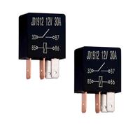 2 Pcs 4 Pin 12V 30A SPDT Relays, Multi Purpose Automotive Relay, Truck Car Relay Heavy Duty Standard Relays Switch for Cars, Trucks, Motorcycles, Boats, Nylon Housing for Electrical Circuit Protection