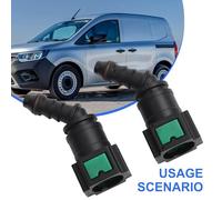 2 PCS 45 Degree Plastic Fuel Quick 2 pcs Plastic Degree Features Construction Made from quality materials for ensure long-lasting performance and reliability