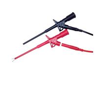 2 Pcs 4mm Test Hook Clips, 1000V 10A High Voltage Probe with Insulated Flexible Leads for Quick Testing