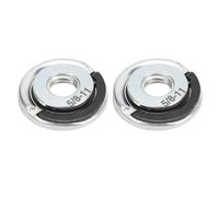 2 Pcs 5/8-11 Grinder Nut,Quick Release Flange Locking Nut Alloy Steel 45mm Diameter Angle Grinder Locking Metal Flange for Grinding Polishing Machine