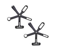 2 Pcs 5-in-1 Nail Art Magnet 2026, Cat Eye Gel Nail Polish Magnet for Nails, Multifunctional Magnetic Tool for 3D DIY Nail Art, Salon & Home Gel Manicure Designs (Black)