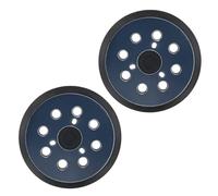 2 Pcs 5 Inch 8 Hole Orbital Sander Pads, Sanding Backing Pad 125mm,Hook and Loop Replacement Sander Pad, Sander Base Compatible with makita bo5010, bo5030k, bo5031k, bo5041k