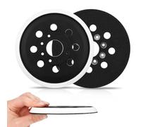2 Pcs 5 Inch 8 Hole Replacement Sander Pad, 125mm Sanders Backing Pad for Bosch PEX 220 PEX 220 A Skil 7402/7490, Round Hook and Loop Backing Pad for Sander Pad, High Speed Polishing