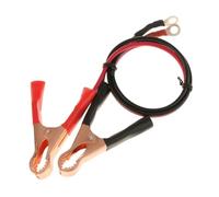 2 Pcs 50A Battery Terminal Clamps, Alligator Cable Clips with Plastic Cover for Car Protection (Black+Red)