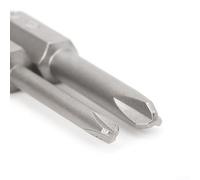 2 Pcs 50mm Magnetic Hex Shank Screwdriver Bits Set with Y1 Y2 Tips, Steel for Manual Electric Screwdrivers, Drills and Tools