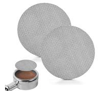 2 pcs 51mm Espresso Puck Screen 1.5mm Thickness Stainless Steel Puck Screen Reusable Coffee Portafilter Screens Barista Accessories for 51mm Portafilter Basket