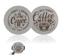 2 Pcs 53.3mm Espresso Puck Screen, 1.7mm Thickness 150 Micrometre Reusable Stainless Steel Coffee Filter Mesh Plate for Espresso Portafilter Filter Basket