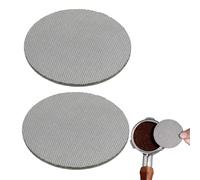2 Pcs 53.5mm Espresso Puck Screen, 1.7mm Thickness 150μm Coffee Puck Screen, Reusable 316L Stainless Steel Coffee Filter Mesh Plate, Compatible with Espresso Machine 54mm Portafilter Basket