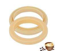 2 Pcs 54mm Silicone Grouphead Gaskets for Brev-ille Sa-ge Espresso Machines | High heat-resistant BPA-free build; airtight leak-proof fit, simple to install, long-lasting for consistent coffee extraction