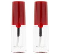 2 Pcs 5ML Empty Lip Gloss Tube Lipstick DIY Containers Bottles with Brush, as described, Style 3