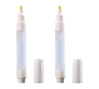 2 Pcs 5mm Round Head Refillable Acrylic Paint Markers Empty Acrylic Markers Fillable Paint Pen Clear Pen Tube for Art