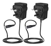 2 Pcs 5V 2A USB C Wall Charger with UK Adapter for Sam sung Galaxy S8, S8 Plus, Note 8, LG G5, G6, HTC 10, Nexus 6P, 5X and Other Type-C 5V Supported Device (Black)